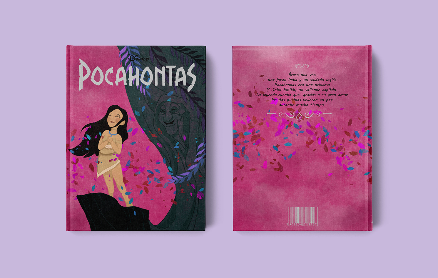 ilustración. pocahontas