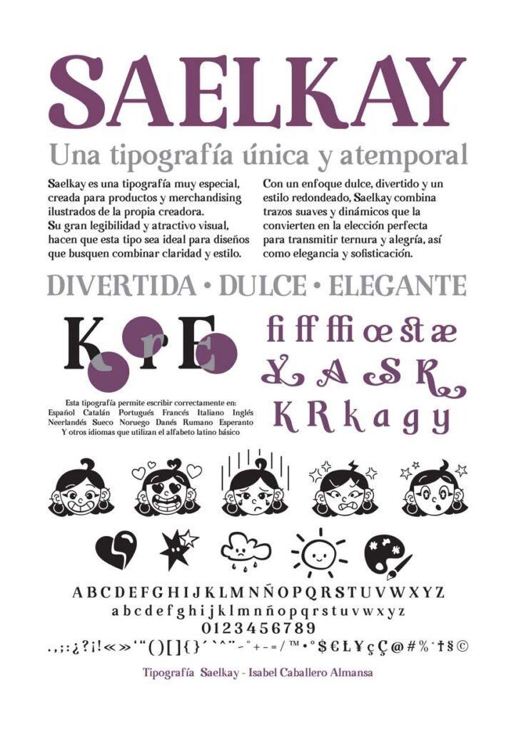 tipografía. saelkay